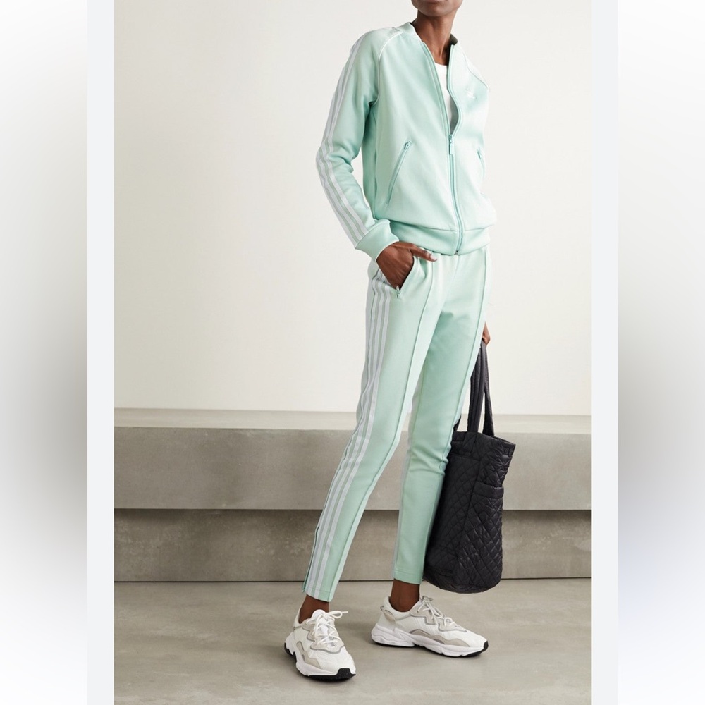 Adidas Women's Originals SST Tracksuit Mint Green